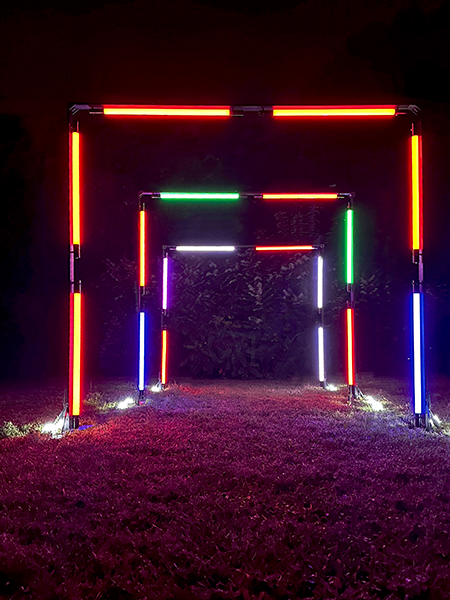 Square LED Entrance Arch 