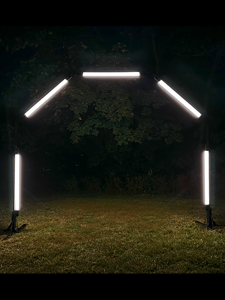 Hexagaon LED Entrance Arch 
